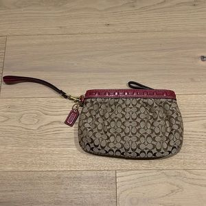 EUC Coach Wristlet